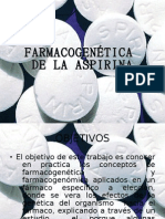 Farmacogenética y Farmacogenomica de La Aspirina