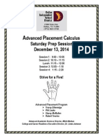 Fall Prep Session Materials 2014-15 Draft