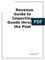 A Revenue Guide To Importing Goods Through The Post