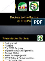 The DTTB Program Presentation 12102013