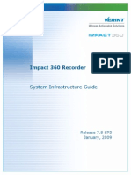 Recorder SysInfra Guide