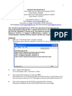 Standard Operating Protocol (HPLC)