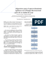 Sistema de Biodigestores para El Aprovechamiento de Residuos Orgánicos en El Parque Recreacional Jipiro de La Ciudad de Loja, Paper Resumen