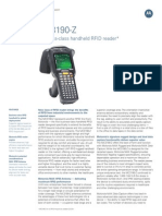 Business-Class Handheld RFID Reader : Specification Sheet