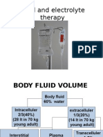 Fluid and Electrolyte Therapy