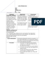 Lattice Lesson Plan