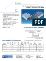 Ballast Cut Sheet CFL Lamp 01152010