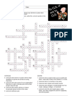 Jobs Crossword (Key)