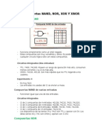 5 - Compuertas Nand, Nor, Xor y Xnor