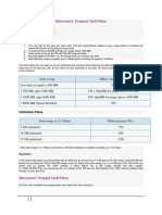 Netconnect+ Tariff Plans