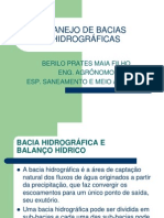 Aula 2 - Manejo Bacias Hidrográficas - Bacias Hidrográficas