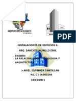 Relacion Entre Arquitectura y Tecnologia