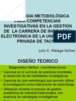 Tesina Estrategia Metodológica para Competencias Investigativas en La Gestión