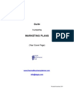 Marketing Plans: Guide