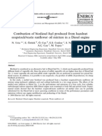 Combustion of Biodiesel Fuel Produced From Hazelnut