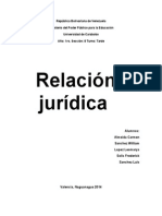 Relación Jurídica