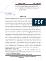 An Empirical Study On Indian Mutual Funds Equity Diversified Growth Schemes" and Their Performance Evaluation