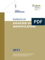 Disaster Victim Identification 2011 Guidance