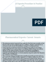 Pharmaceutical Exports