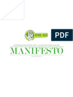 APNU+AFC 2015 Manifesto