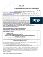 Ireland Temporary/Fully Registered Doctors Visa - Checklist: Yes No