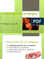 Fisiologia de La Sangre