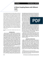 Seismic Behavior of Short Coupling Beams With Different Reinforcement Layouts