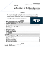 Design Calculations For Buck-Boost Converters: Michael Green Advanced Low Power Solutions