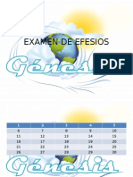 Examen de Efesios