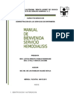 Manual de Bienvenida Hemodialisis