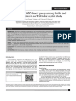 ABO Blood Group and Infertility