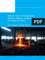 World: Ferro-Manganese - Market Report. Analysis and Forecast To 2020