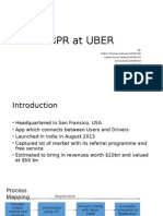 BPR at UBER