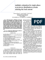 Elimination of Multiple Estimation For Single Phase Fault Location in Power Distribution Systems Considering The Load Current