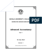 M. Com. I Advanced Accountancy Paper-I All