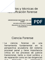 Metodos y Técnicas de Identificación Forense