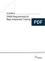 OHSA Requirements For Basic Awareness Training: A Guide To