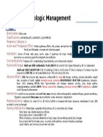 Pharmacologic Management: Bleomycin