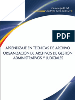 Aprendizaje Tecnicas de Archivo