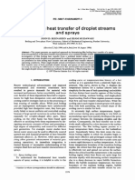 Film Boiling Heat Transfer of Droplet Streams and Sprays