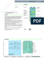 Frequency Converter With Rotation and Standstill Monitor