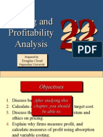 ch22 (Pricing and Profitability Analysis)