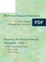 Pro Forma Financial Statements4