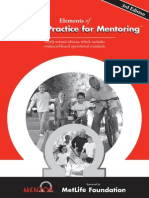 Elements of Effective Practice For Mentoring