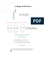 Face Shapes & Eyebrows: A Long Face Shape Example The Face Shape Looks Different