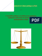 L'instabilité Politique Et La Faiblesse Des Institutions Expliquent Le Phénomène de La Discontinuité Institutionnelle en Haïti