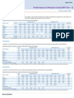 Performance of Pension Funds (NPS Tier - I) : Ecember