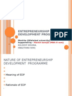 Entrepreneurship Development Programme