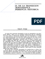 Arango (1980) - La Teoría de La Transición Demográfica y La Experiencia Histórica