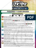 Tarjeta de Poderes y Habilidades 2014 Heroclix